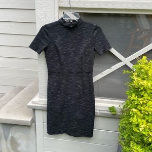 High Neck Fitted Profession Dress